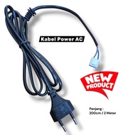 220V AC Power Cable, 200cm Length 2-meter/