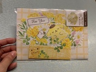 Sanrio Pompompurin 日本製立體賀卡萬用卡心意卡