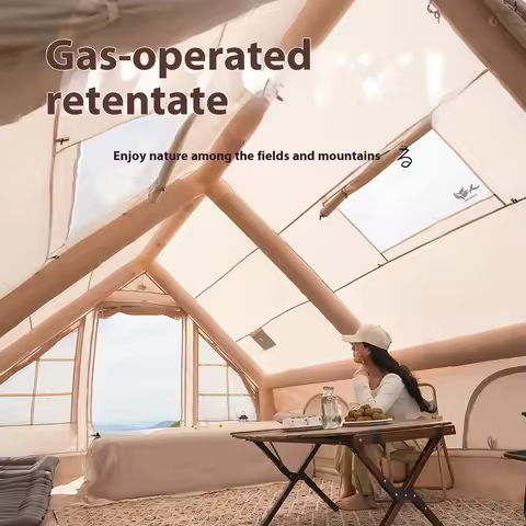 Inflatable Tents For Adult Camping, Luxury Camping Tents, Inflatable Tents With Stove Plug, 4/6/8 Pe