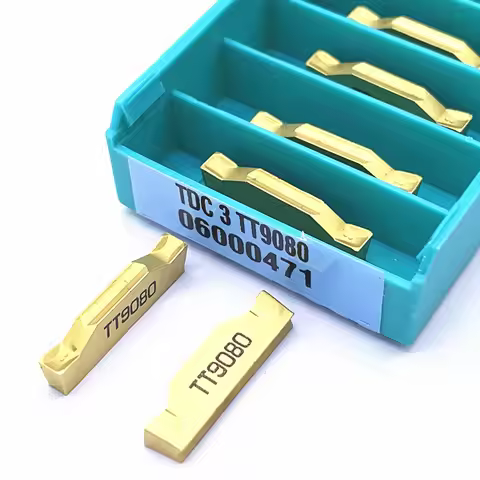 TDC2 TDC3 TDC4 TT9030/TT9080/TT7220 TDC Carbide Insert TaeguTeci 2MM 3MM 4MM Slotting CNC Lathe Tool
