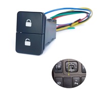 Refitted Power Supply Central locking Push Button LED Light Double Switch Button For Toyota Corolla