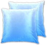 Joitme Elegant Blue Azure Gradient Throw Pillow Cover Set of 2 Bed Sofa Pillow Cover Home Decor Aest