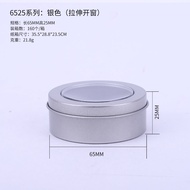 Hộp Thiếc Hộp Đựng Ghim Cài Ngực Nam Châm Khối Rubik Hộp Tròn Nhỏ Nến Hộp Kim Loại Mở Cửa Sổ Hộp Sắt