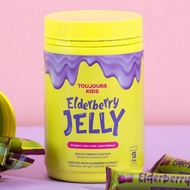 Toujours Kids Elderberry Jelly | Vitamin C, DHA, Zinc for Immune Support  (15 Sachets)