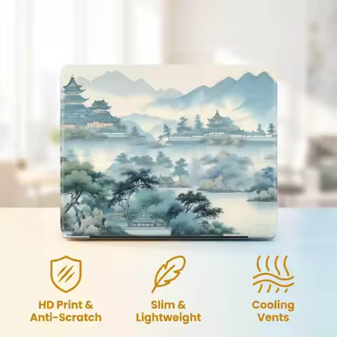 Scenery image Print Laptop Case for MacBook Pro 16 M5 max Case A3428 M4 M3 M2 Shell for MacBook Neo1