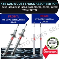KYB GENUINE ABSORBER (FRONT, REAR) FOR LEXUS IS200 IS250 IS300 IS350 [ASE30, GSE30, AVE30] - GAS-A-J