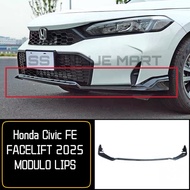 Honda Civic Fe 2025 Facelift Front Modulo Thai Lips Modulo Front Skirt Civic Fe Bodykit
