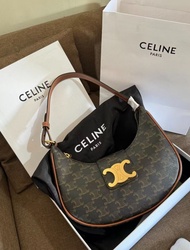 Celine ava凱旋門腋下袋正品98新平出