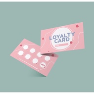 DESIGN FOR LOYALTY CARD
