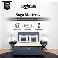 MyLatex SAGA inner spring Mattress 6 inch+-, Single, Super Single Mattress- Anti-Dust Mite, Anti-Fungal, Anti-Bacterial, Lightweight mattress