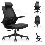 Ergonomic Chair with foldable armrest with headrest computer chair study chair office chair portable chair