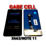 LCD INF X663/X663D/X670/X671/X676C/X676B/X677/X6716/NOTE 30I/NOTE 11/NOTE 12I/G96/NOTE 12 5G BLACK F
