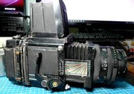 早期 收藏 Mamiya RB67  PRO SD 中幅底片相機 ＋127mm鏡頭 ～～ 不知好壞 收藏用