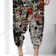 Men's Women's Deck Pants / Men's Women's 3/4 Pants Material / Harem Pants