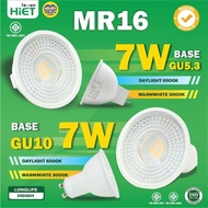 HIETหลอดไฟ LED MR16 ขั้ว GU5.3 และ GU10 7W Daylight Warmwhite หลอดแอลอีดี