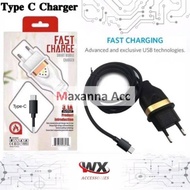 [MAXANNA] Charger TYPE C Fast Charger Smart Mobile Charger 3.1A