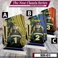 Crystal Award Plaque/Appreciation Plaque/Sales Achievement Plaque/Employee Award Plaque/Service Awar