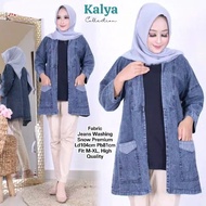 OUTER CARDIGAN JEANS WANITA / CARDIGAN TERBARU DAN TERMURAH / OUTER JEANS