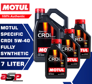 Motul Specific CRDI Diesel 5W-40 Fully Synthetic Diesel Oil 7 Liters