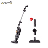 Deerma wired DX115C with Mini Handheld Pushrod Cleaner เครื่องดูดฝุ่นแบบด้ามหัวแปรง 3หัว/สายไฟยาว 5เ