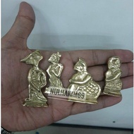 barang antik kuno 1 paket 4 barang bahan kuningan sari asli top top