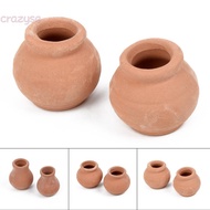 【CRAZYSPE】2X Mini Terracotta Flower Pot Clay Pottery For Succulent Plants Rose Cactus