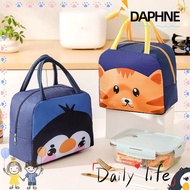 DAPHNE Insulated Lunch Box Bags, Thermal  Cloth Cartoon Lunch Bag,  Portable Thermal Bag Lunch Box Accessories Tote Food Small Cooler Bag