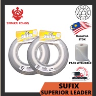 SAMURAI - SUFIX Superior Nylon Mono Leader 20lb 30lb 40lb 50lb 60lb 80lb 100lb 100m Line Leader Tali
