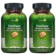 Irwin Naturals EstroPause Menopause & Women's Health Support Supplement 80 Liquid Softgels (Pack of 