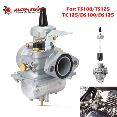 Alconstar- Mikuni Motorcycle Carburetor Carburador Assy Moto Vergaser for SUZUKI TS100 TS125 TS125N 