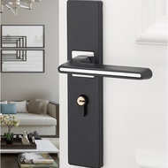 Door Knob Lockset with 3 Keys Privacy Handle Continental Minimalist BedroomHandle Lockset