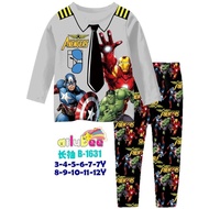 Ailubee Kids Pajamas B1631~ Avengers