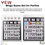 YYE Lottery Draw|Hand Crank Manual Operated Bingo|Entertainment Toy Portable 75 Balls 6 Inch Ball Lo