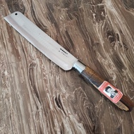 Pisau Mawar Bolong Cap Mawar Gagang Kayu Sono Keling Bahan Pisau Baja HSS Asli Super Tajam