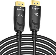 DTECH 8K Fiber Optic HDMI Cable 100ft High Speed 4K@120Hz 8K@60Hz 2.1 48Gbps Extra Long HDMI Cord HD