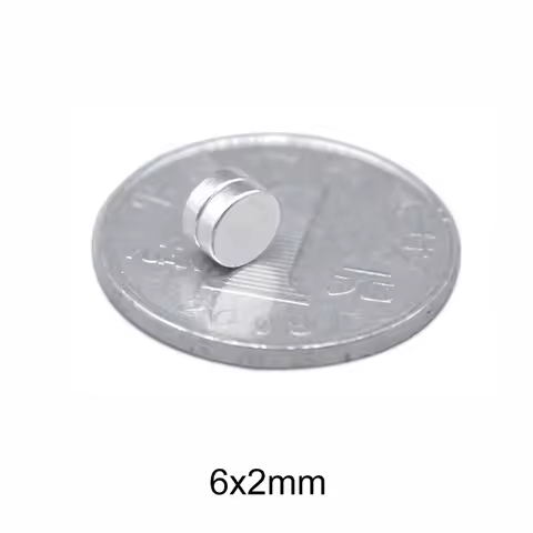 6x2 Search Minor strong Magnet 6mm x 2mm Bulk Small Round Magnet 6x2mm For Home Refrigerators, Offic