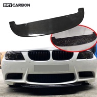 On sale Forged Carbon Fiber Front Bumper Lip Spoiler Car Accessories For BMW 3 Series E90 E92 E93 M3