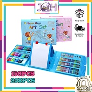 Kids Painting Pen Crayon Marker Pencil Drawing Art Set color stationery set colour pencil  208/150PC