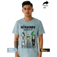Nirvana Band T-Shirts for Men, Women & Children | S–7XL Big Size Cotton Combed Premium Music T-shirt