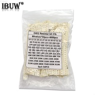 4000PCS 0402 SMD Resistor Kit Assorted Kit 10ohm-1M ohm 5% 80valuesX 50PCS=4000PCS Sample Kit