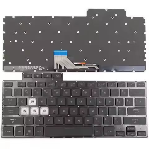 New Replacement Laptop Backlit Keyboard for ASUS for TUF Dash F15 FX516 FX516P FX516PM FX516PR Black