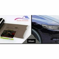 NEW jual stiker hybrid kaca film headlamp lampu mobil motor - Hitam