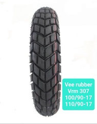 Vee Rubber Vrm-163 ขนาด 100/90-17 110/90-17 120/90-17 130/80-17 140/80-17 ยางใหม่ ราคาต่อ1เส้น