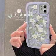 Casing Samsung Galaxy J4 J6 Plus J7 J2 Pro J7 Prime A7 2018 Phone Case Love heart Flower Wavy Edge Clear Soft shockproof Cover