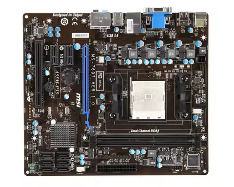 MSI A55M-P35 Motherboard AMD A55 Socket FM1 DDR3 16GB Micro ATX support A6 AD3620 AD3400 ED3200 AD22