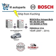 PERODUA VIVA BOSCH Eco H4 Bulb 12V 60/55W H4 (987 302 803) 2PCS