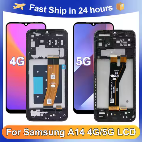 For Samsung A14 4G 5G OEM 6.6''For A14 A145F A145P A146B A146P A146U LCD Display Touch Screen Digiti