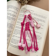 GANTUNGAN Macrame keychain| Cute Colorful Macrame Keychain| Keychain Cute keychain