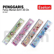 1 20cm Ruler + Gotri Toy ZJ-1011 20cm Fancy Ruler/