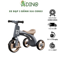 916 SPORT 3IN1 3-Wheel Bicycle for Children - Balance Bike - DINO.KID Premium Baby Pedestal Scooter